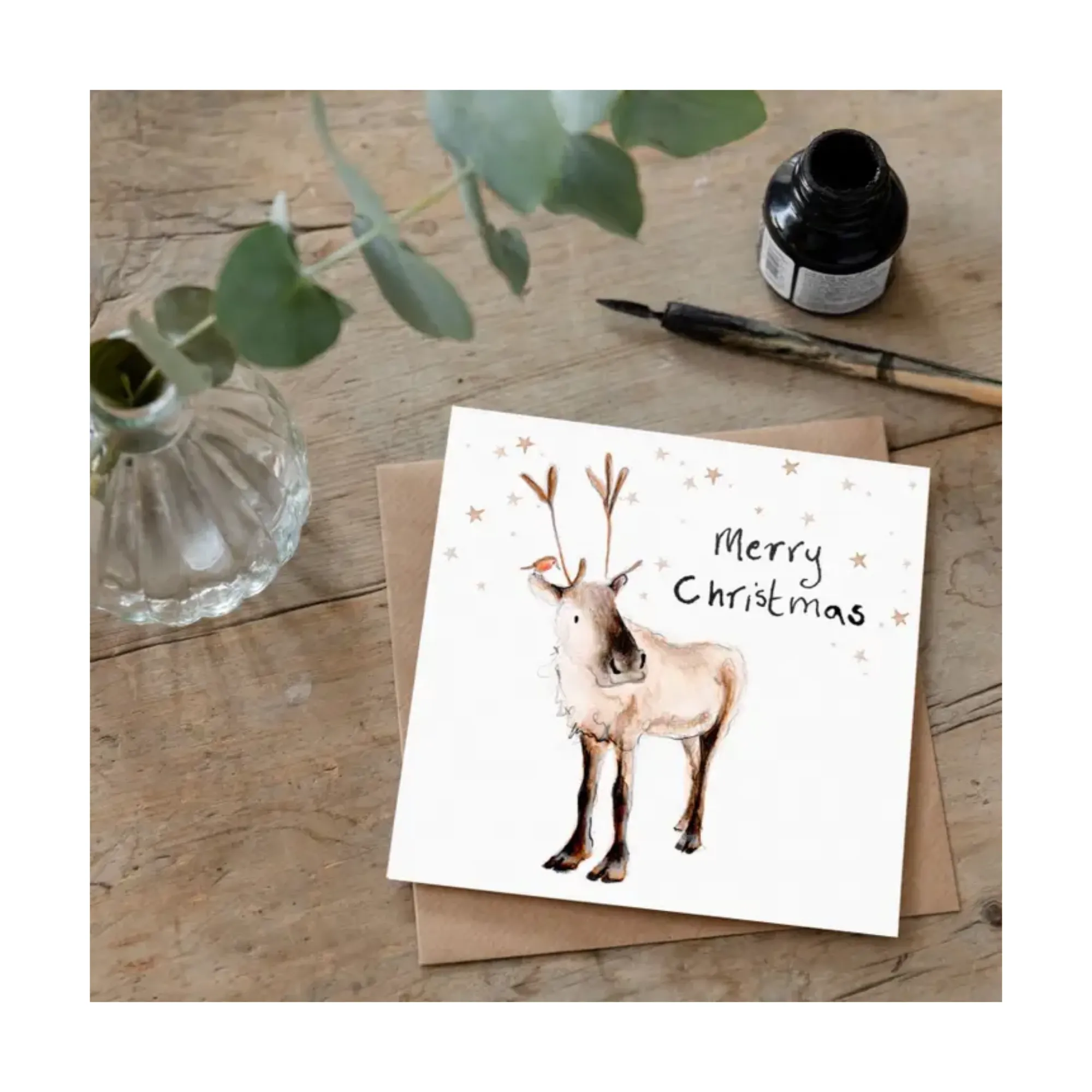 Adolphus - Reindeer Charity Christmas Card