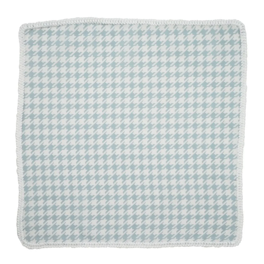 Alzavola Houndstooth with White Signature Border