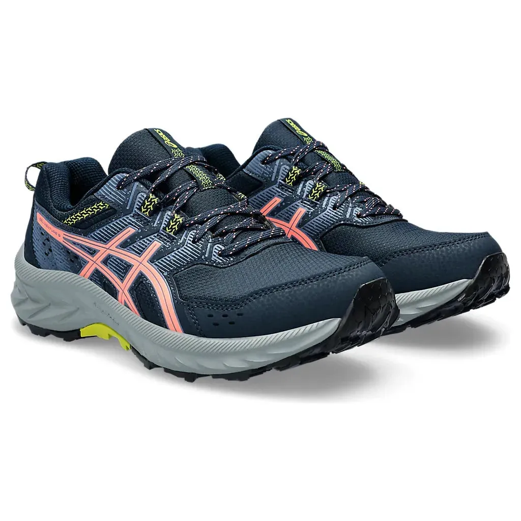 Asics Womens GEL-Venture 9 Trail Shoe - French Blue/Sun Coral