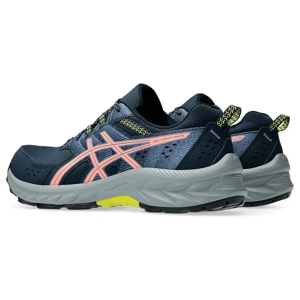 Asics Womens GEL-Venture 9 Trail Shoe - French Blue/Sun Coral