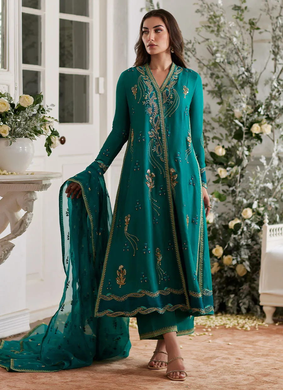 Ayda Sea Green Shirt and Dupatta