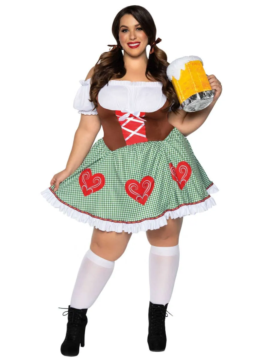 Bavarian Cutie Plus Size Womens Oktoberfest Costume