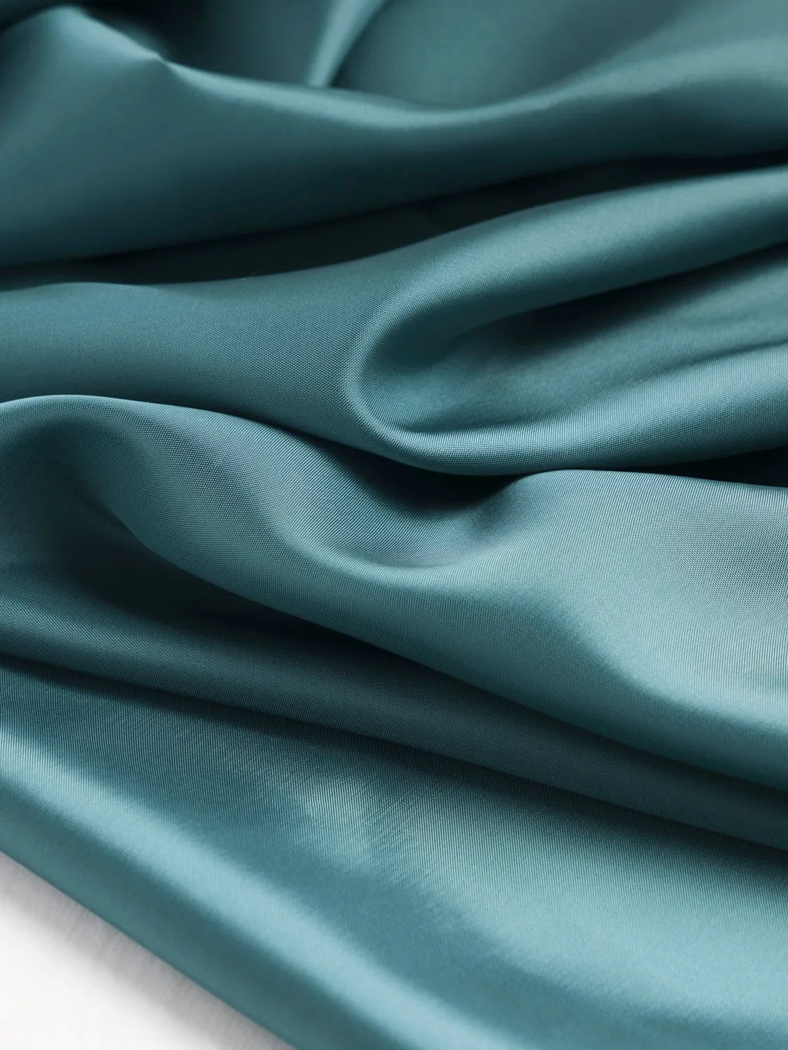 Bemberg Cupro Lining - Teal - Swatch