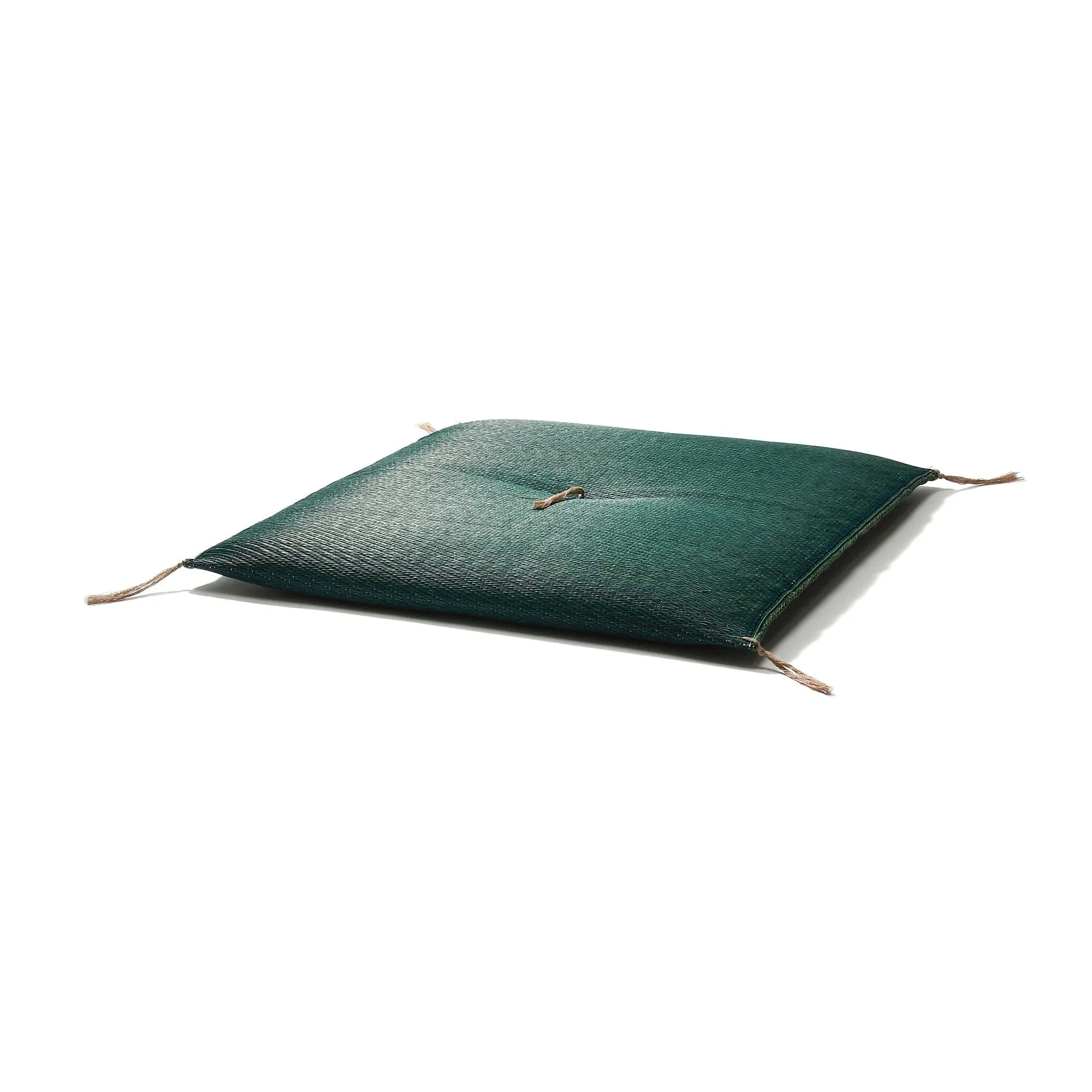 Bicolor Igusa Cushion 600×550 Green