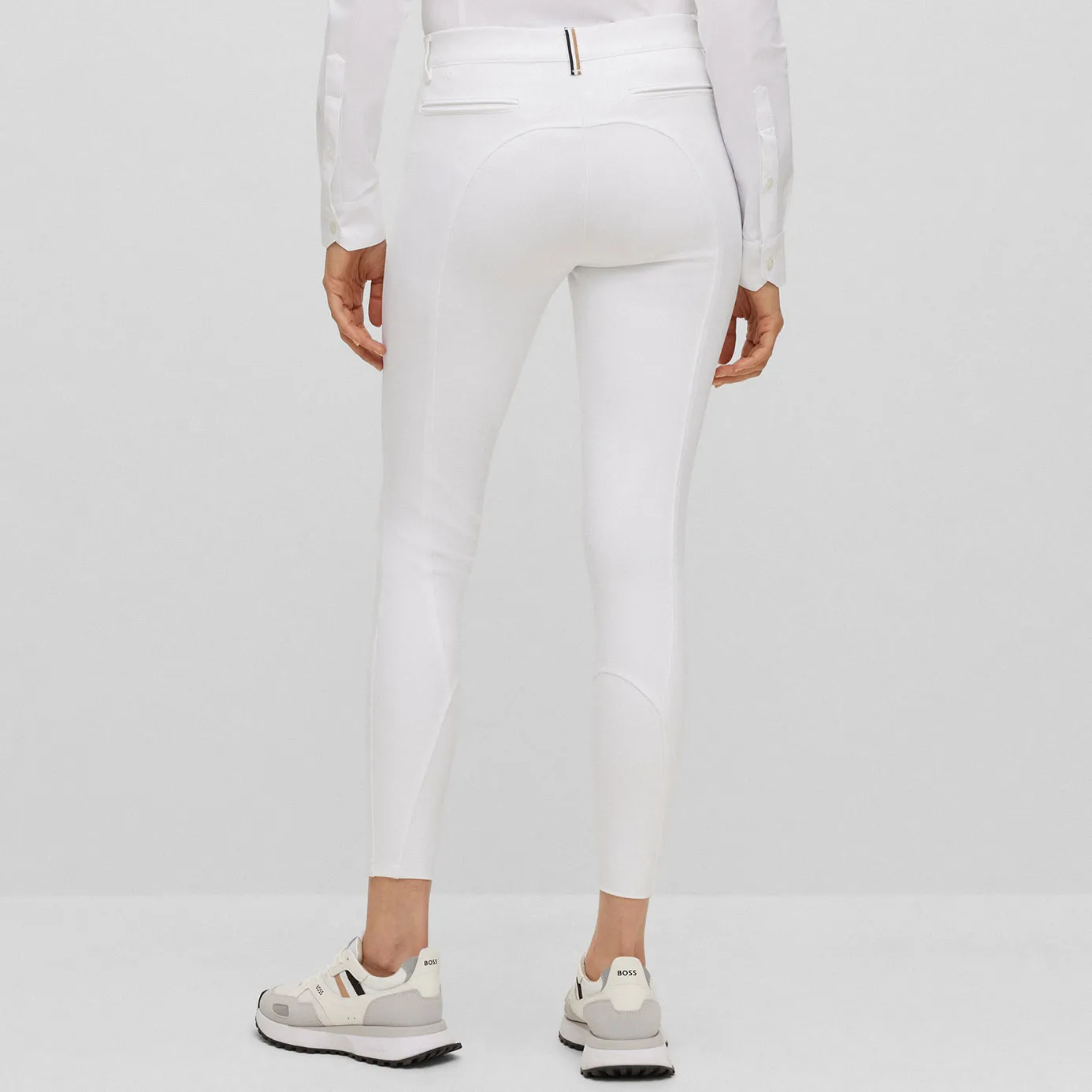 BOSS Equestrian Hazel Knee Grip Breeches - White