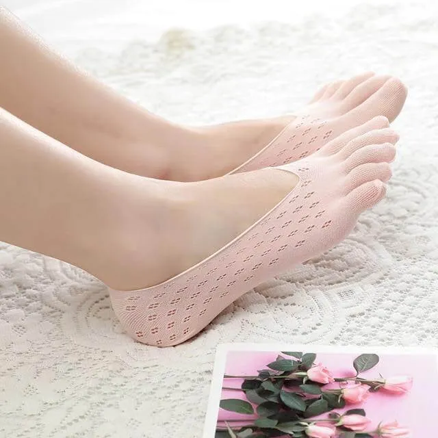 Breathable Invisible Five-finger Socks