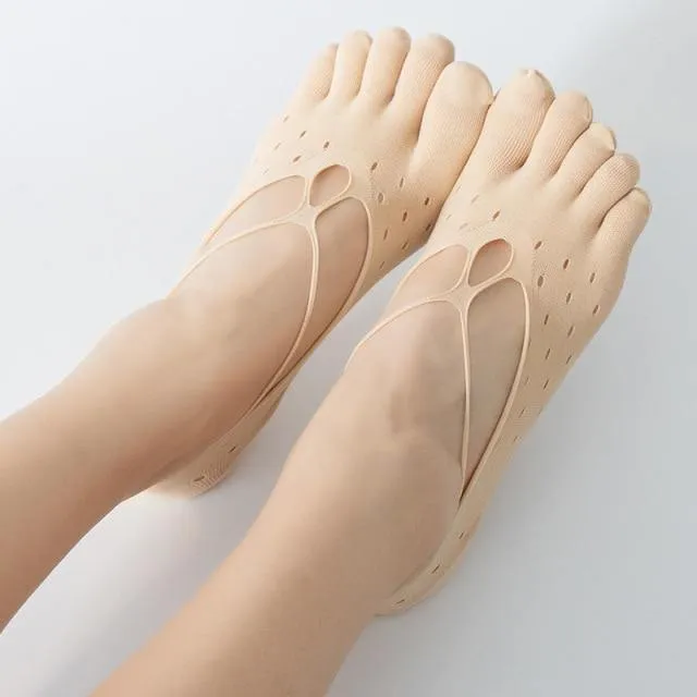 Breathable Invisible Five-finger Socks