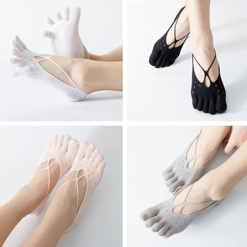 Breathable Invisible Five-finger Socks