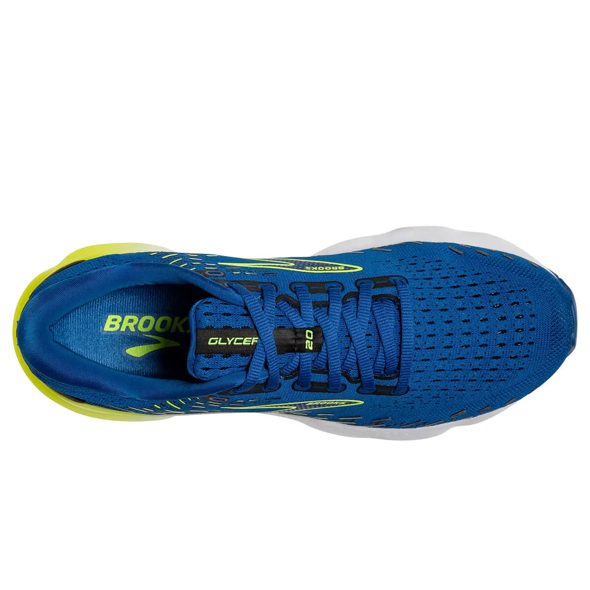 Brooks Glycerin 20 Mens | Blue/nightlife/white