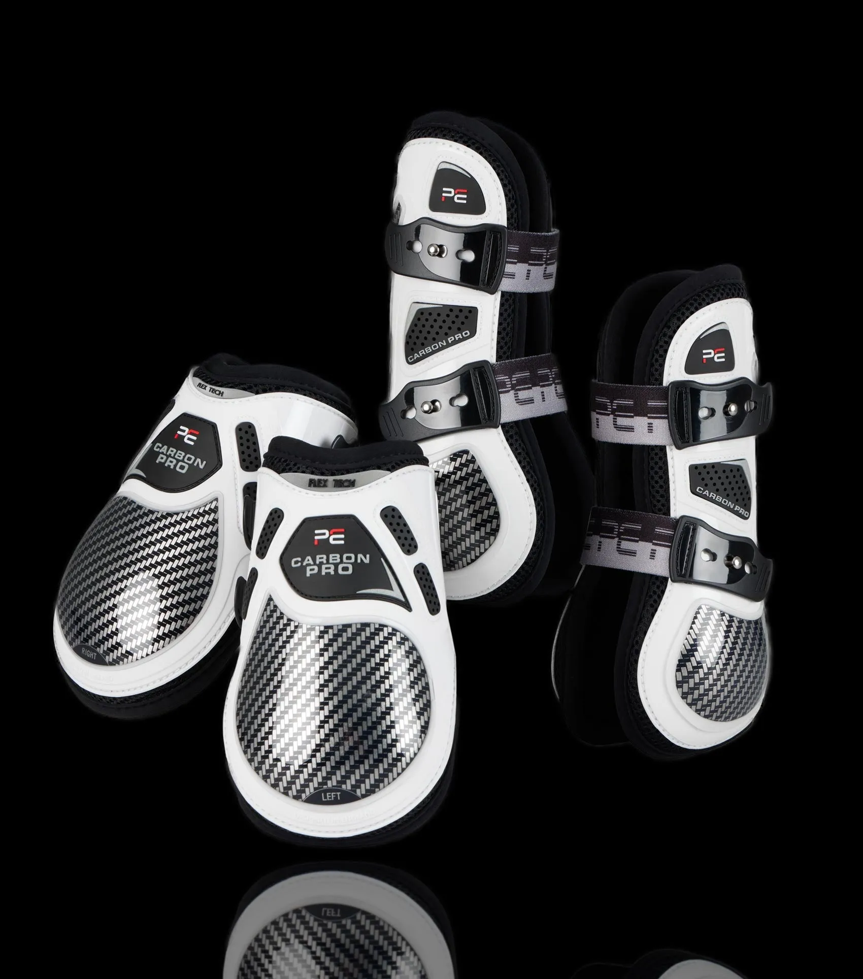 Carbon Pro Fetlock Boots White