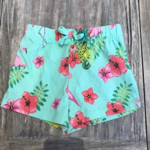 Children's Place Ctnblend Green flrl/print Shorts 2T