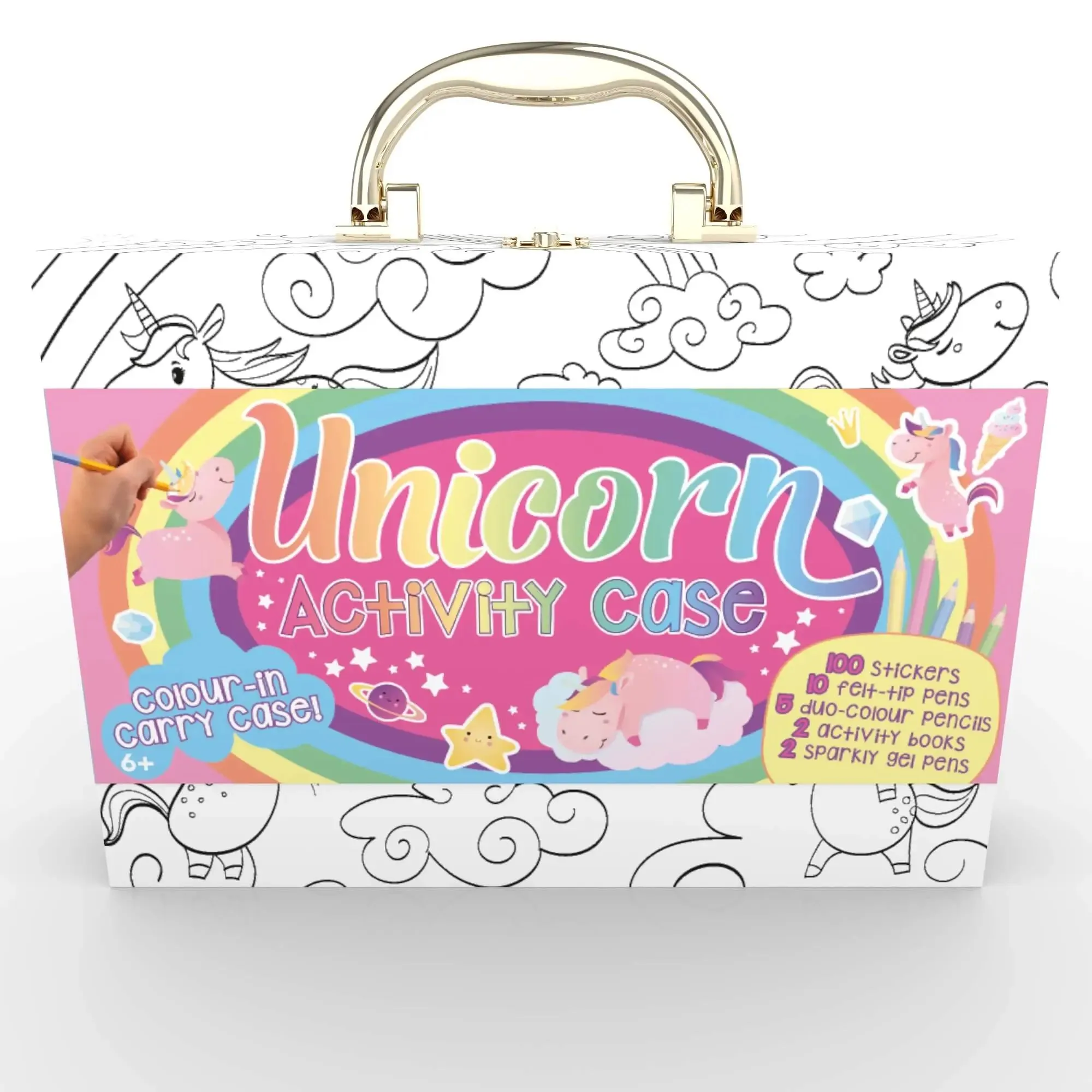 Colour-In Carry Case: Unicorn Activity Case