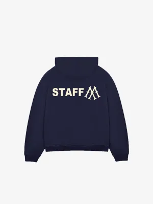 DARK BLUE HOODED "STAFF"