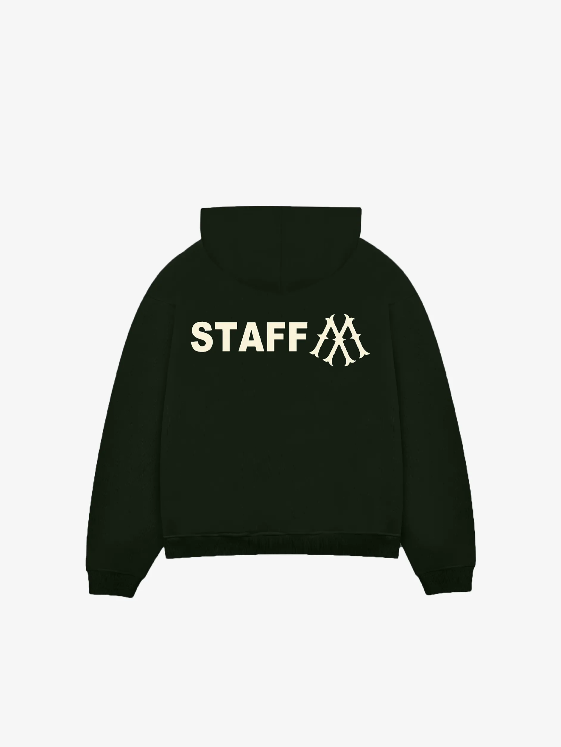 DARK GREEN HOODED "STAFF"