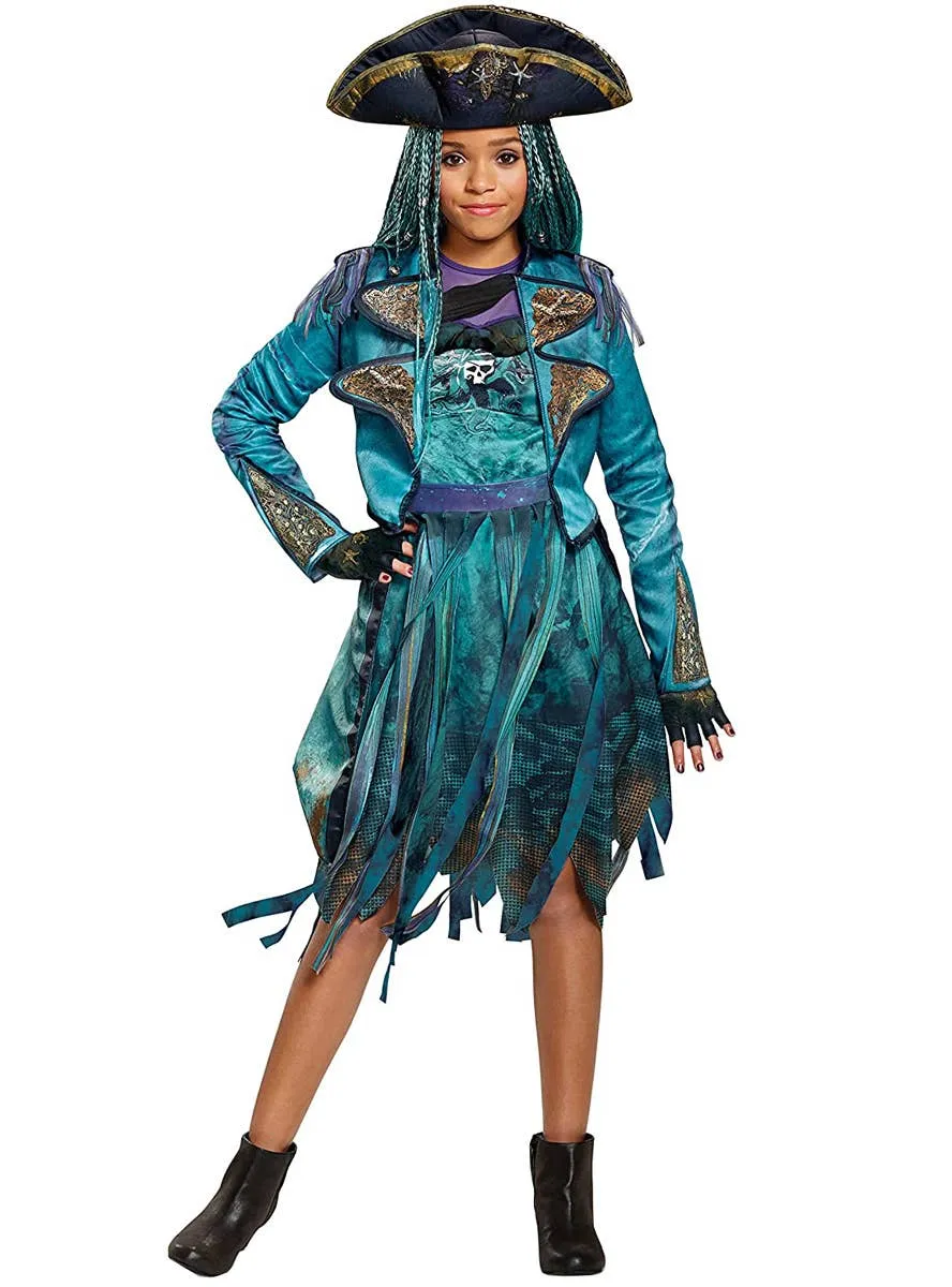 Disney Descendants 2 Girls Deluxe Uma Book Week Costume