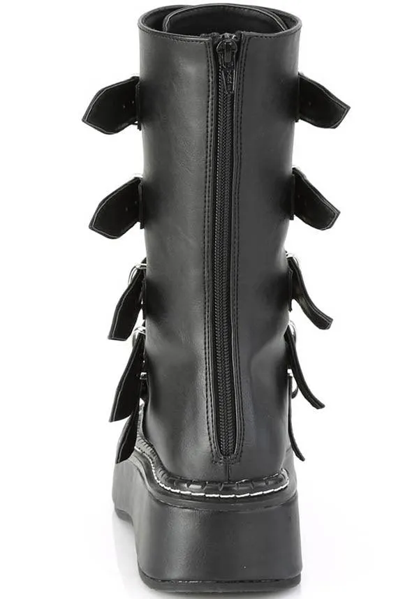 EMILY-330 [Black] | PLATFORM BOOTS [PREORDER]