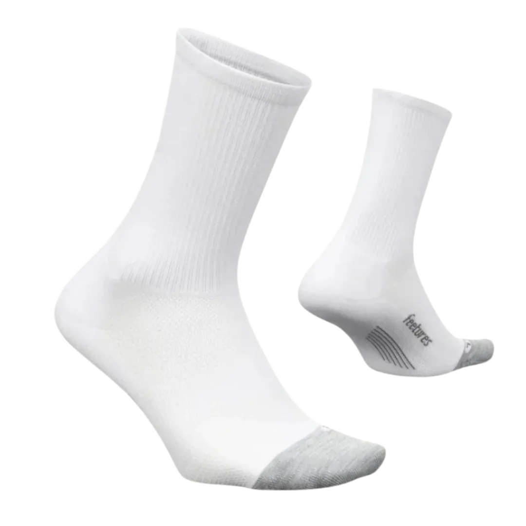 Feetures - Elite Light Cushion Mini-Crew - White