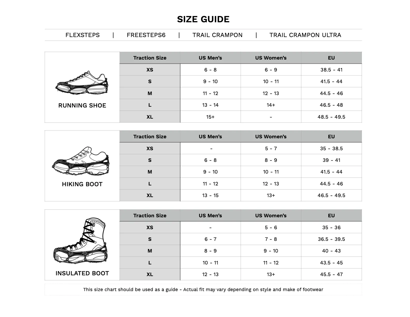 FlexSteps™ Crampons