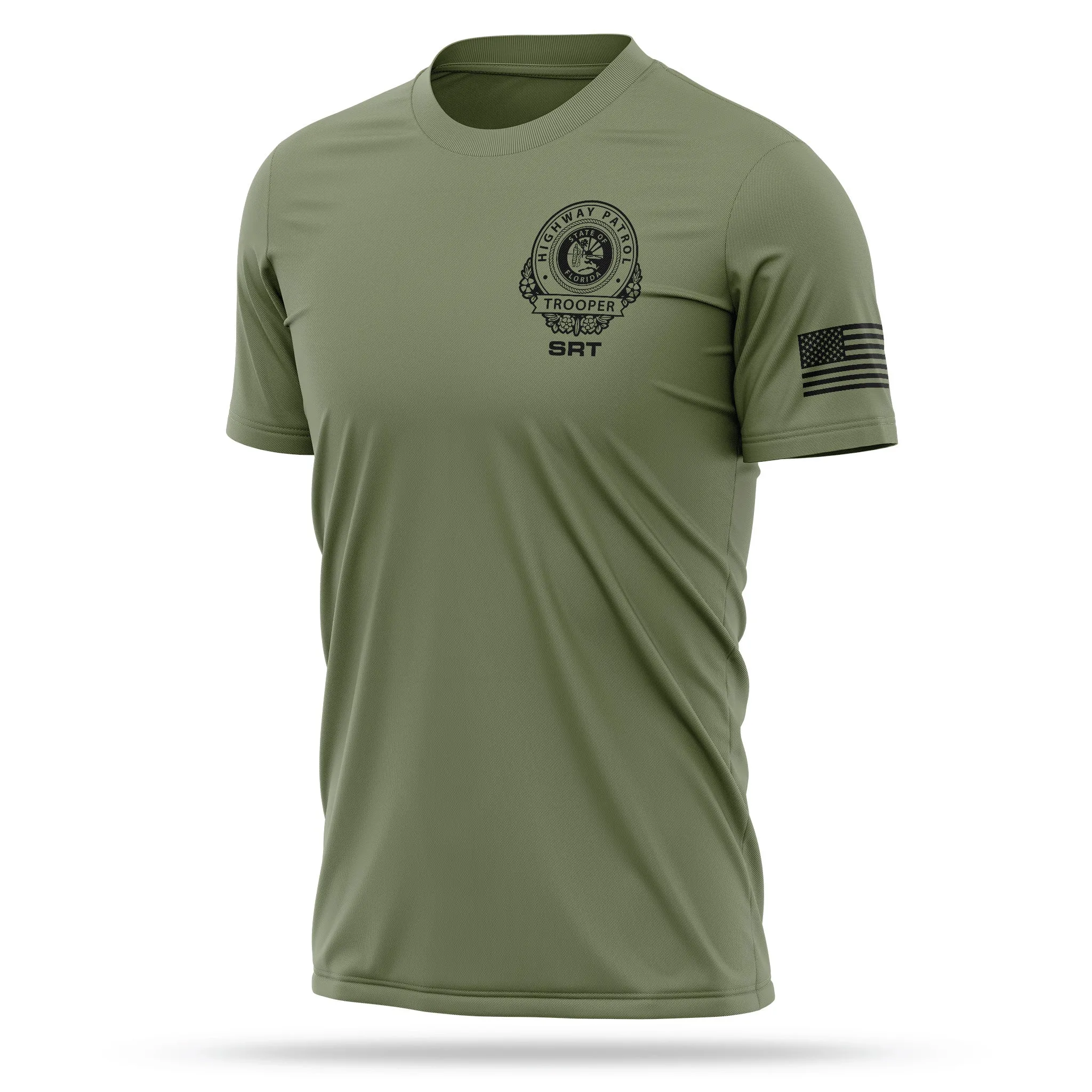 [FLORIDA HIGHWAY PATROL] SRT Utility Shirt [GRN/BLK]