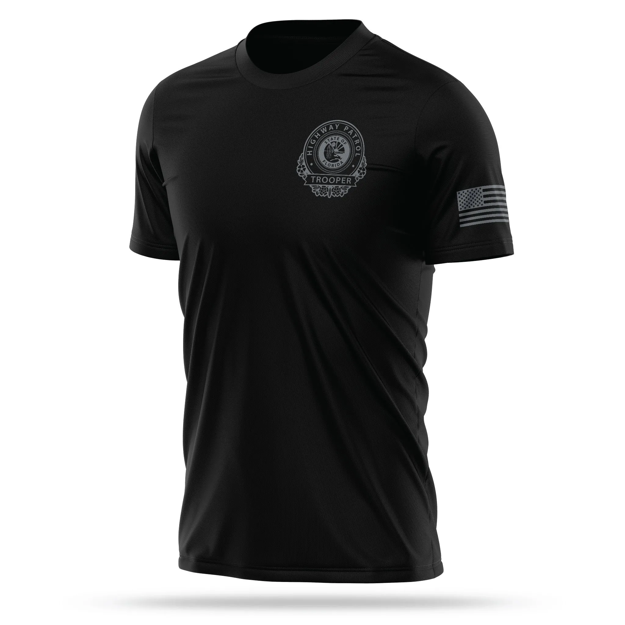 [FLORIDA HIGHWAY PATROL] Utility Short Sleeve [BLK]