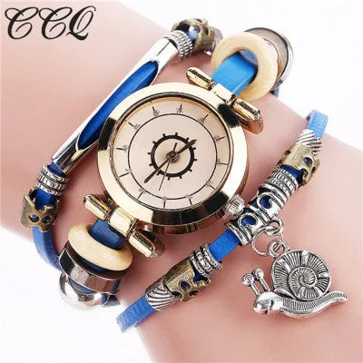 Good Watches Luxury Famous Brand Vintage Cow PU Leather Bracelet Casual geneva Watch Women Dress Gift Quartz watch montre femme