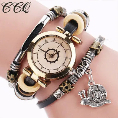 Good Watches Luxury Famous Brand Vintage Cow PU Leather Bracelet Casual geneva Watch Women Dress Gift Quartz watch montre femme