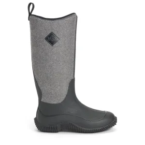 Hale Tall Herringbone Boots - Black by Muckboot