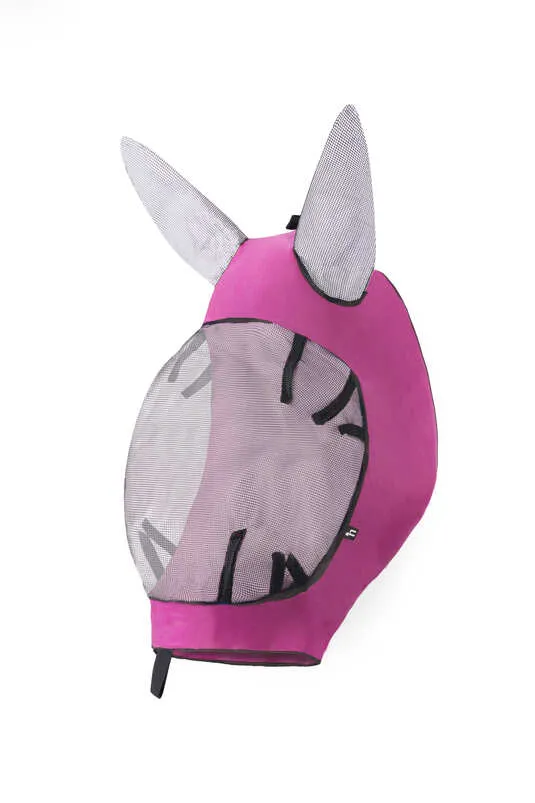 Horze Stretch Lycra Fly Mask (Pink)