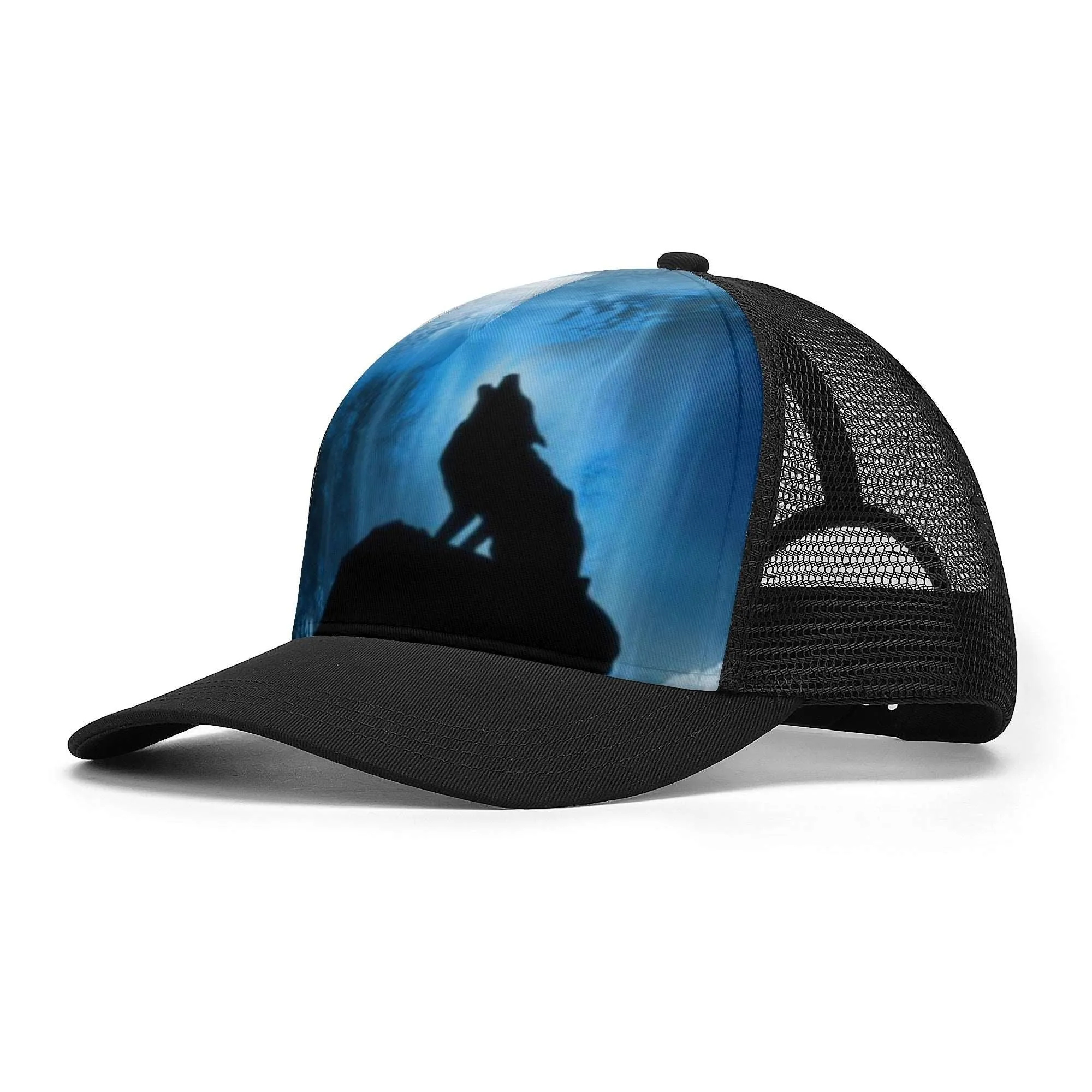 Howling Wolf Breathable Baseball Cap