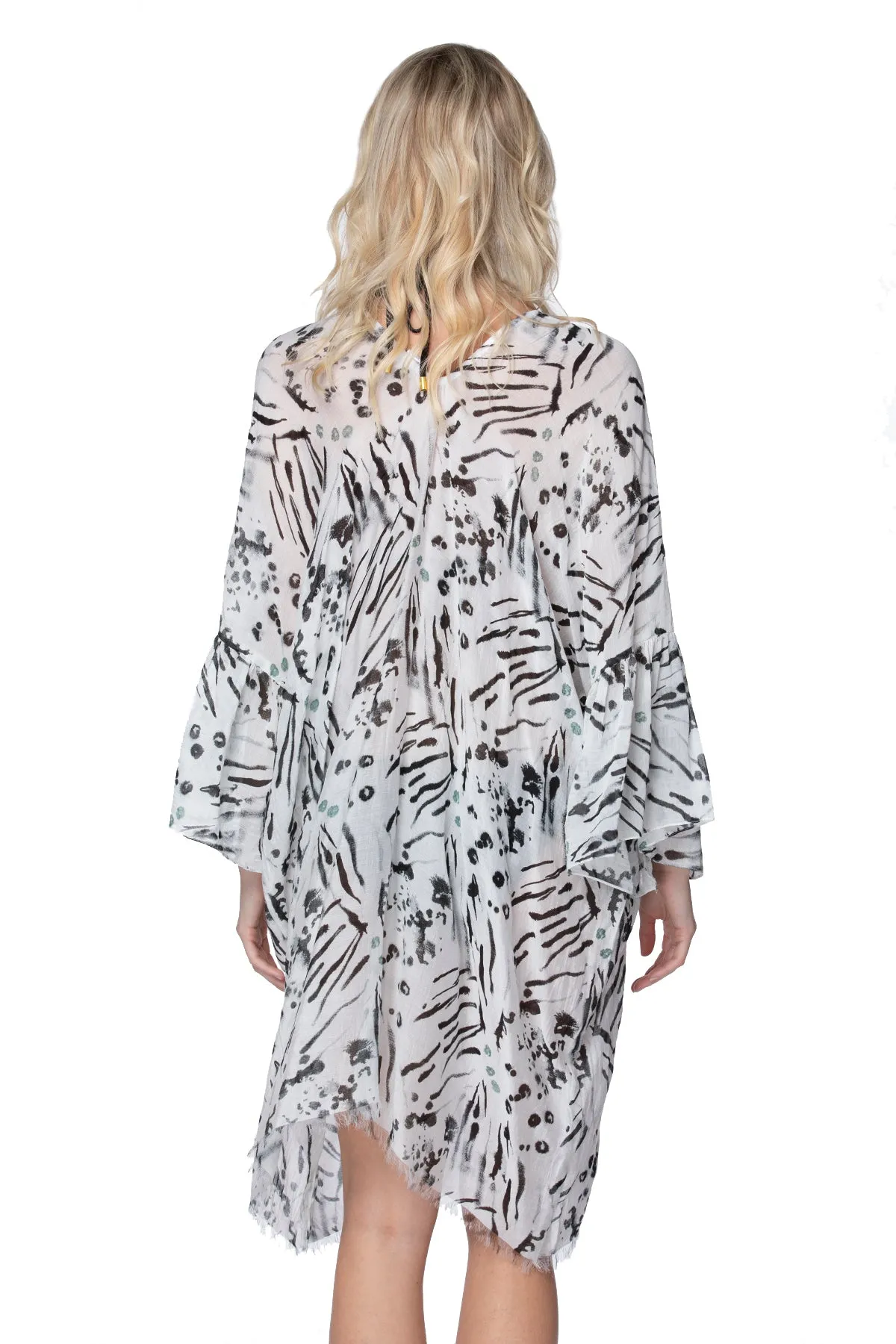 Inked Spots & Stripes Print | Bell Kaftan