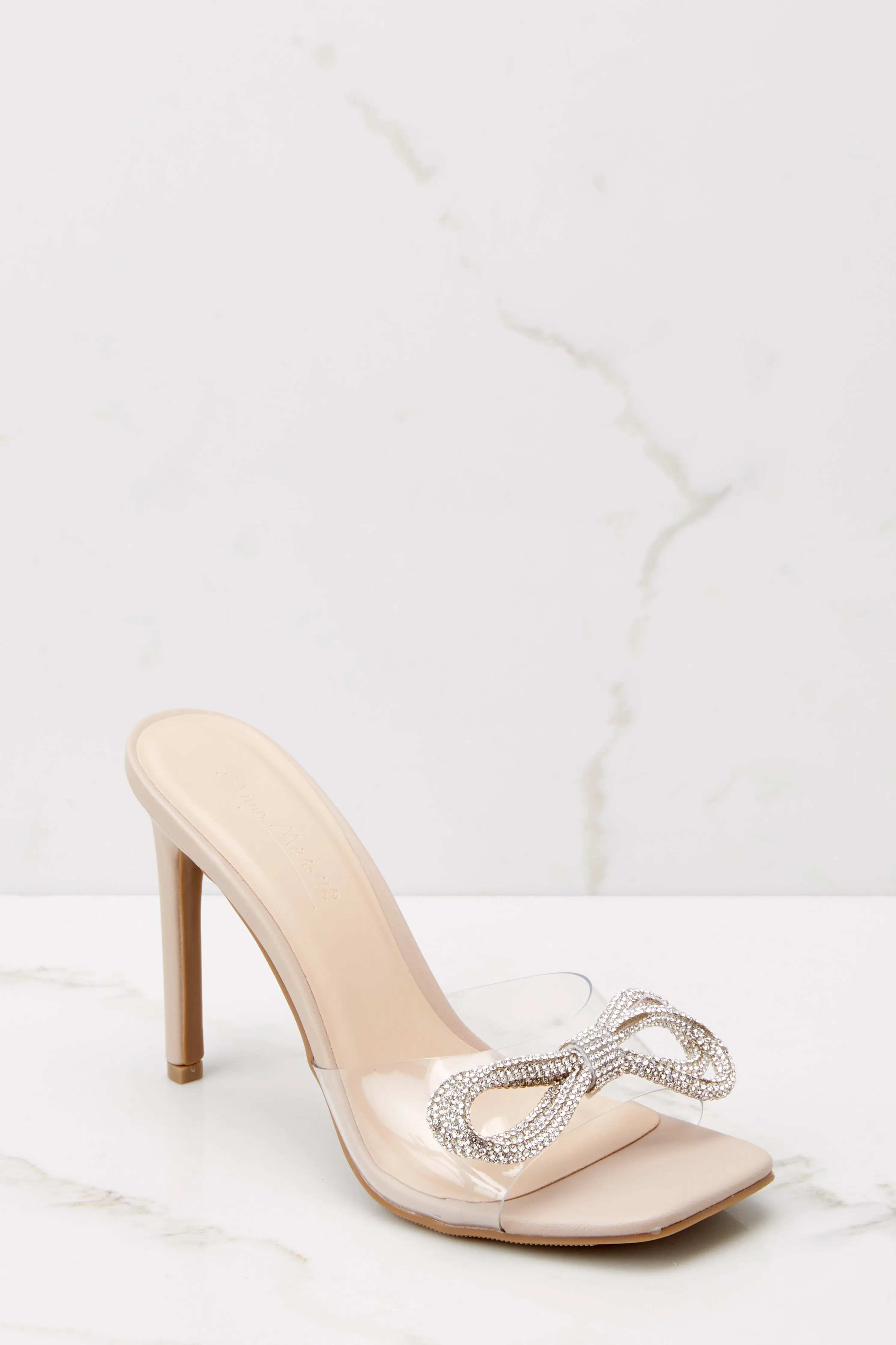 Invaluable Love Nude And Clear Heels