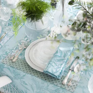 Le Jacquard Francais Placemat "Jardin D'Eden" Blue