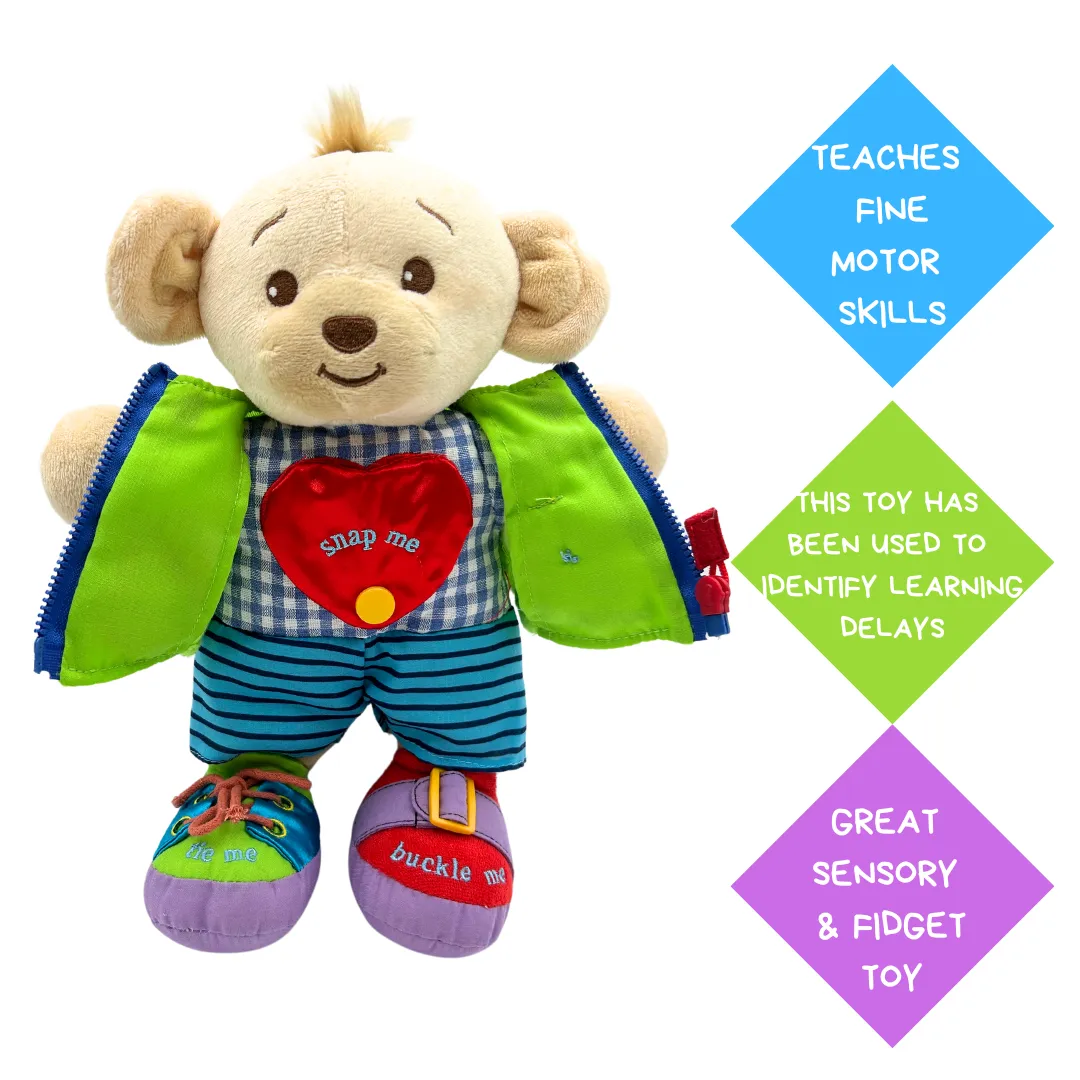 Learn to Dress Bear Doll