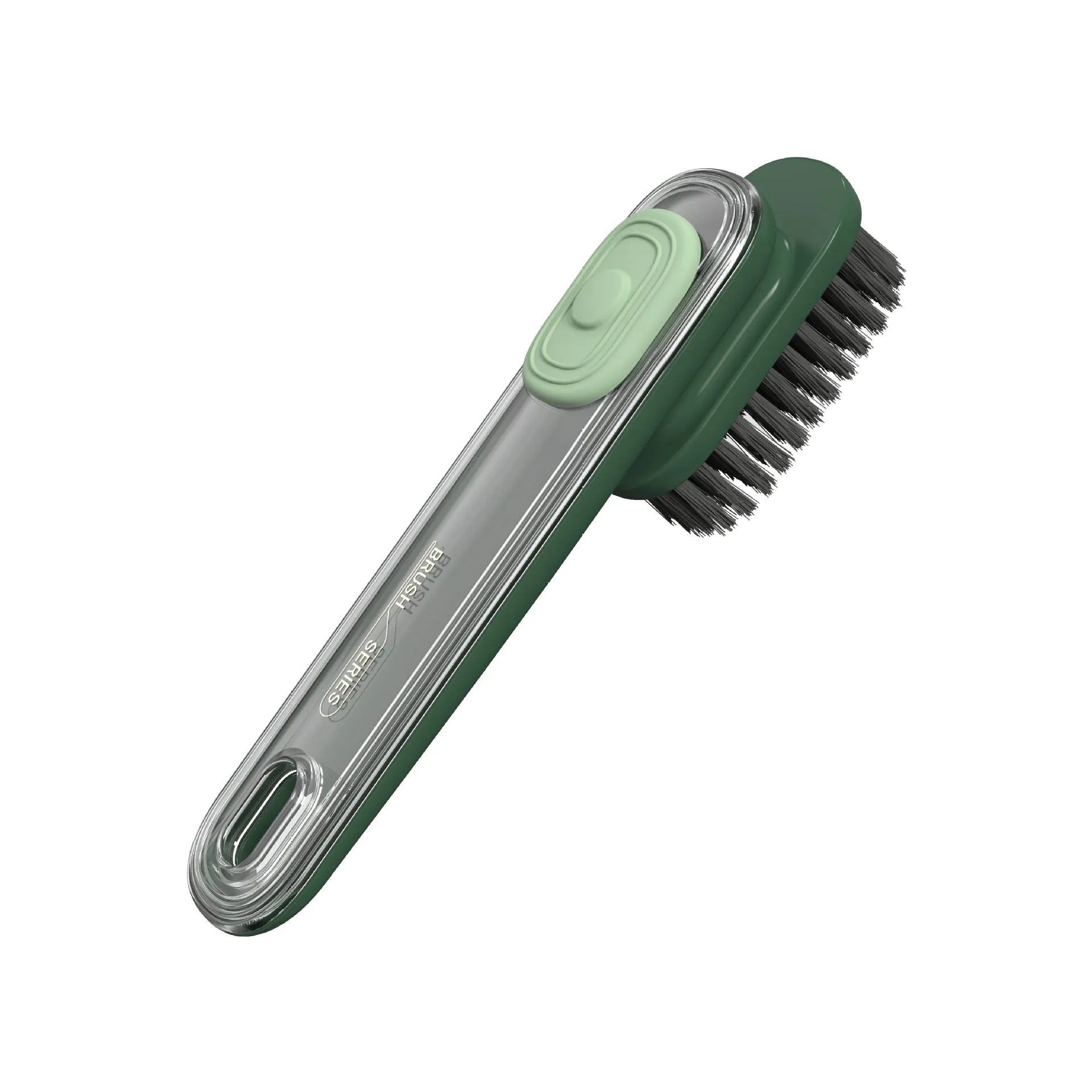 Liquid-adding Press-type Soft-bristle Shoe Brush, HG0153