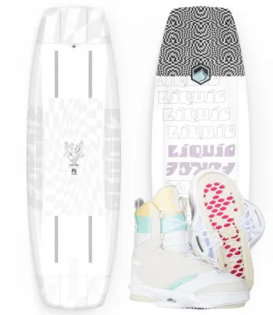 Liquid Force M.E. Aero Wakeboard Package with Vida Boots (2023)