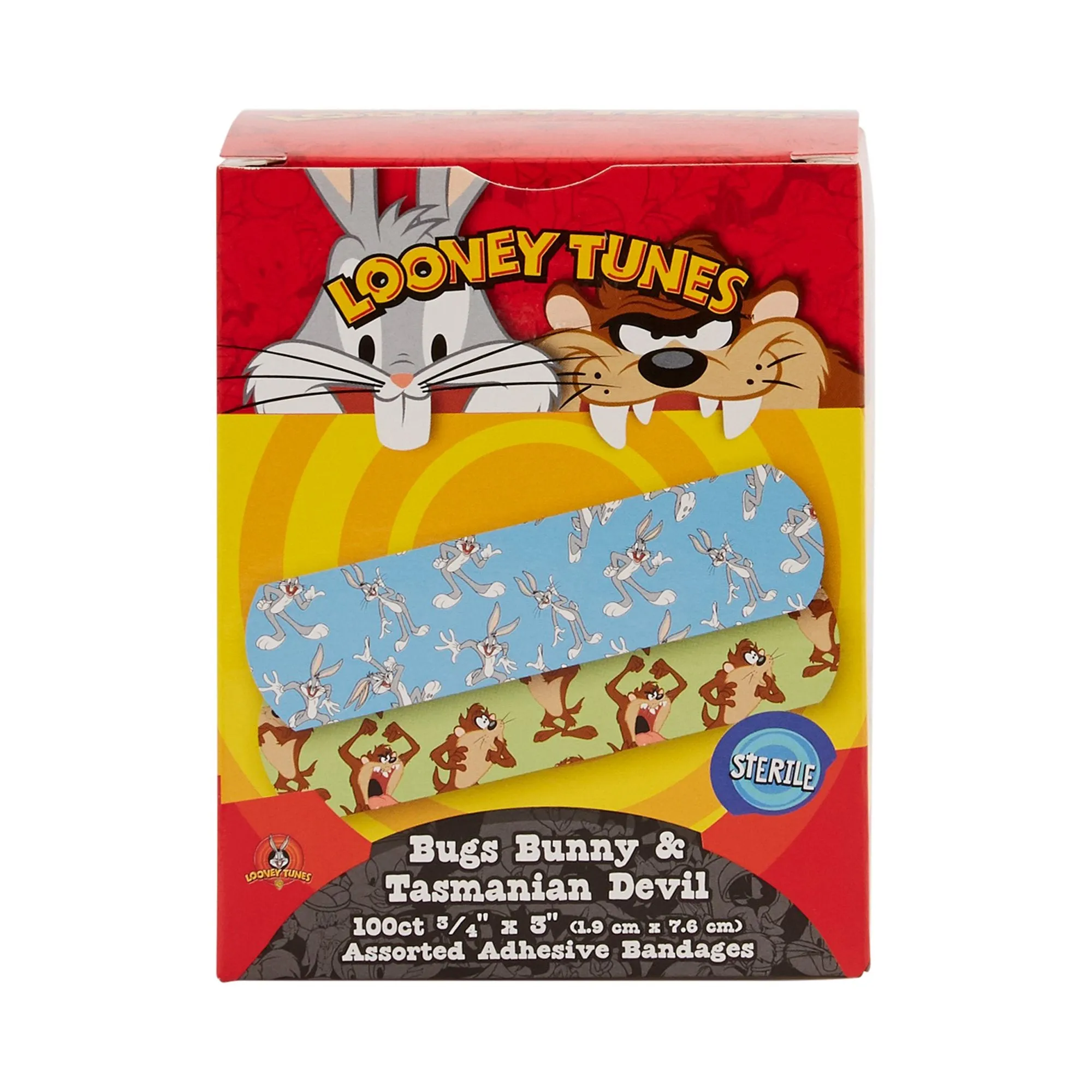 Looney Tunes™ Stat Strip® Bugs Bunny / Tasmanian Devil Design Adhesive Strip, ¾ x 3 Inch