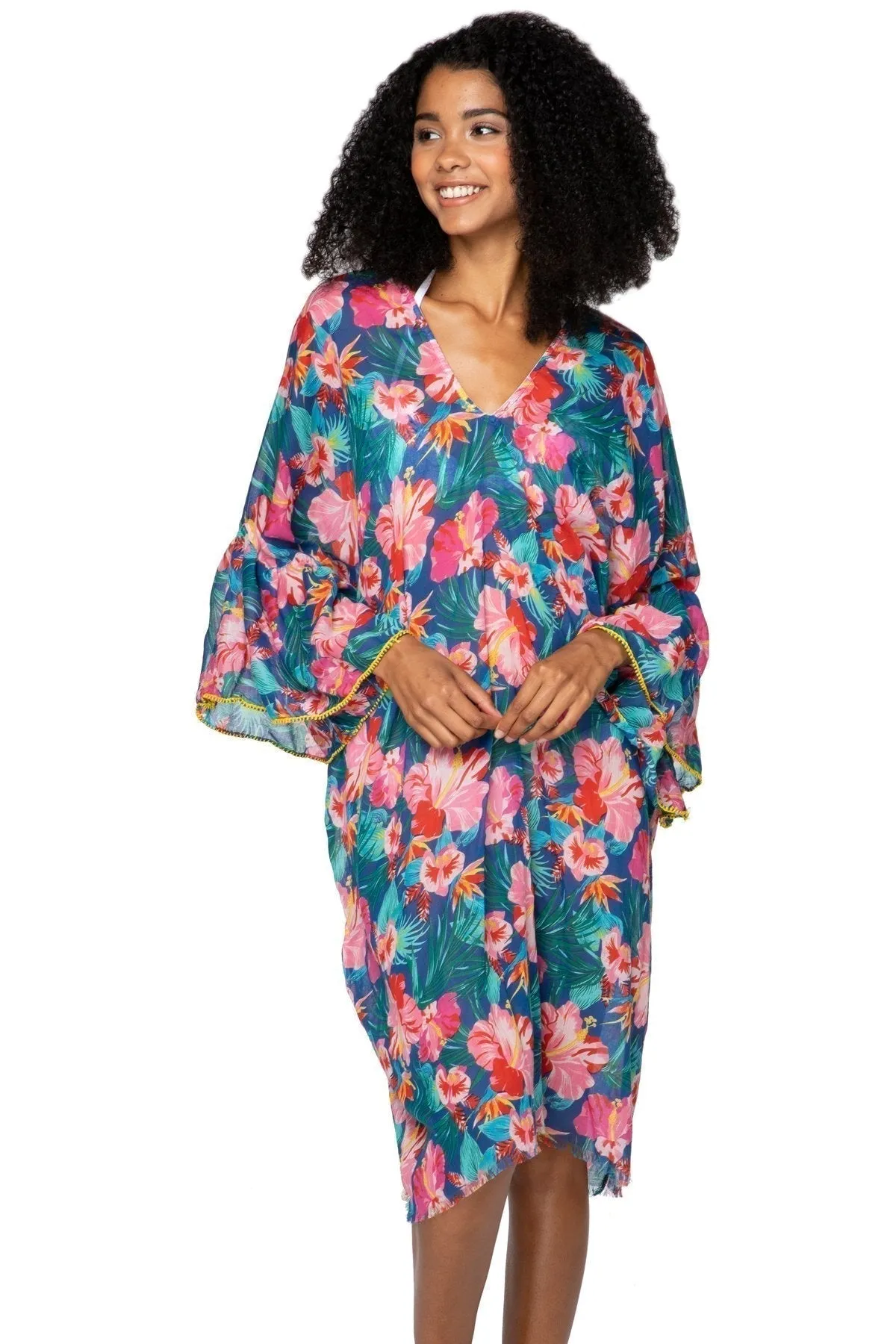 Lorelei Floral Print |  Bell Kaftan