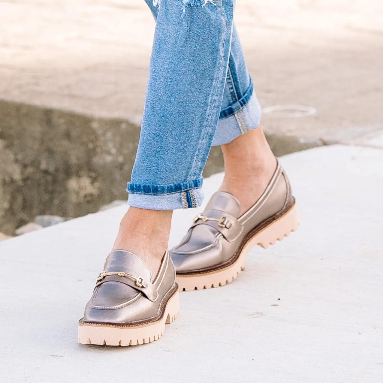 Megan Lug Sole Loafer