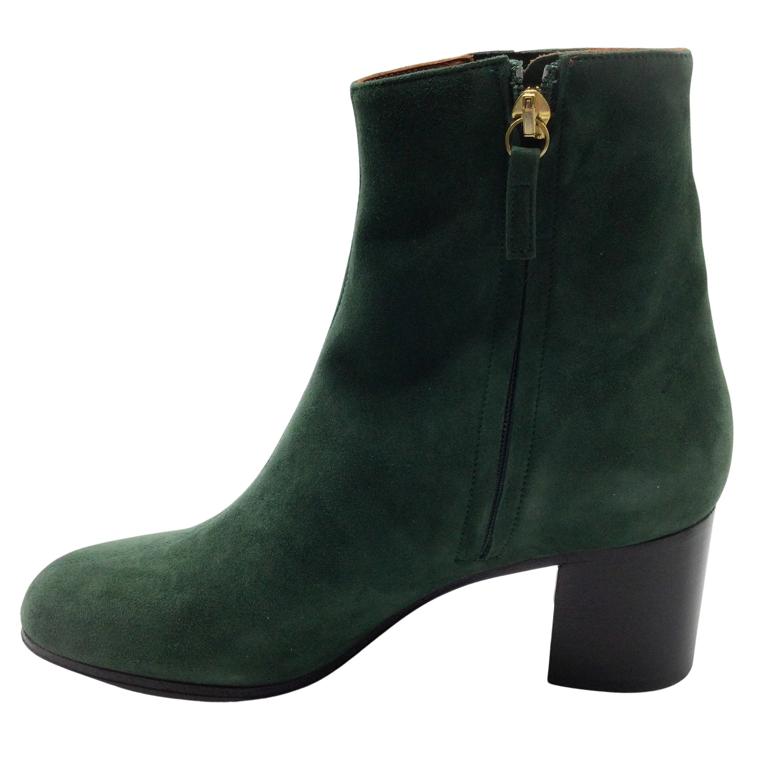 Michel Vivien Green Alden Ankle Boots/Booties