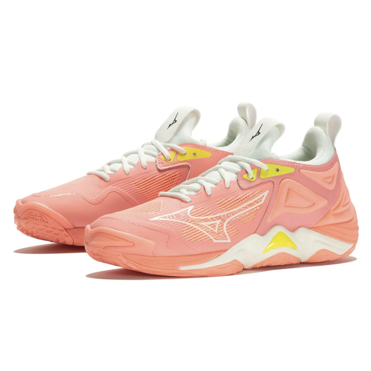 Mizuno Wave Momentum 3 NB Womens | Ccoral/black/bolt2