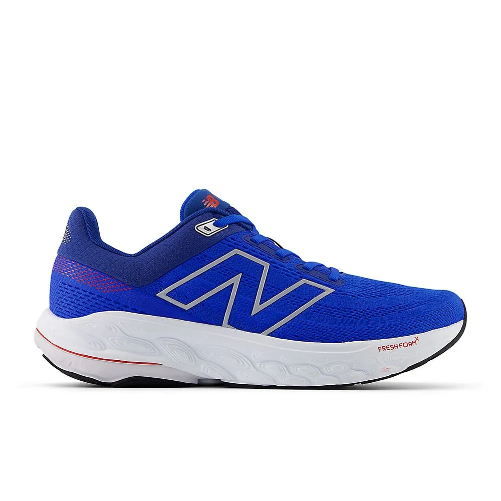 New Balance Fresh Foam X 860 v14 (Mens) - Blue oasis with white and true red