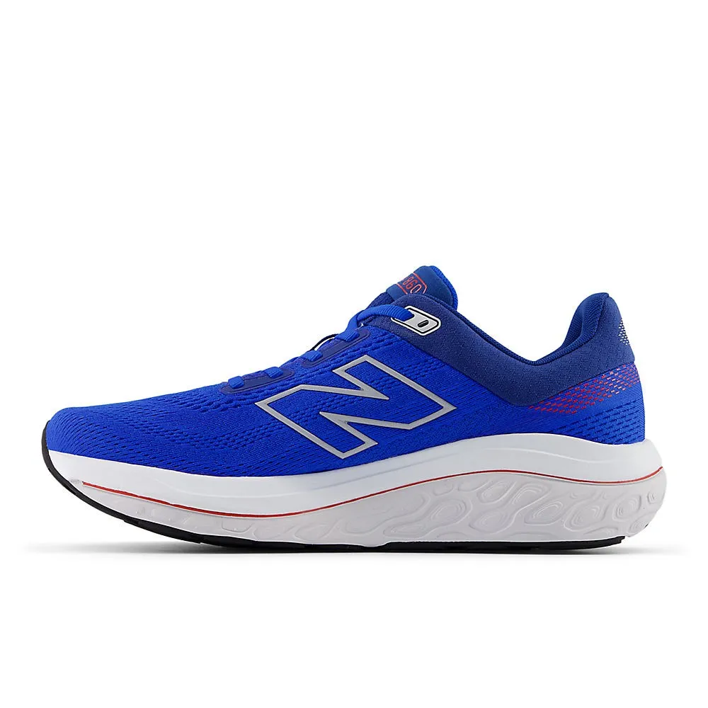 New Balance Fresh Foam X 860 v14 (Mens) - Blue oasis with white and true red