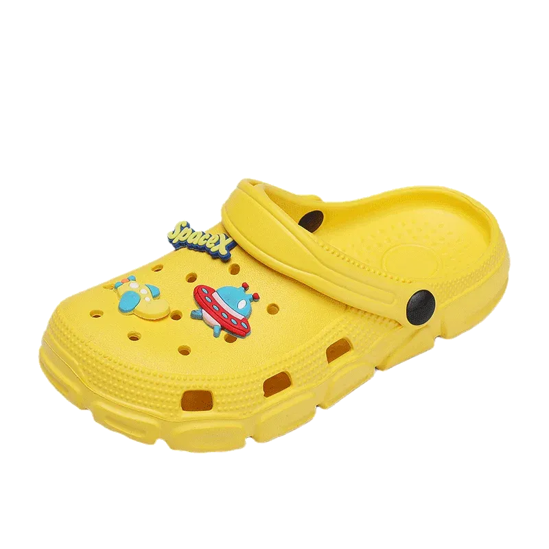 New Children Slipper Boy Girls Clogs Summer Beach Indoor House Shoes Sneaker Lightweight Cartoon Cute Boy Girls Flip Flop