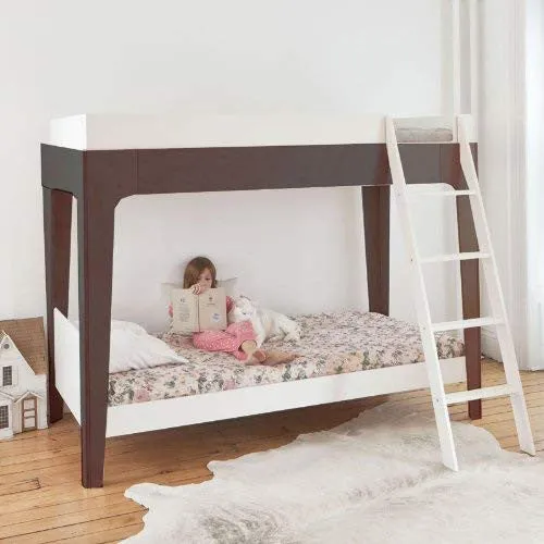 Oeuf NYC Perch Twin Bunk Bed Walnut