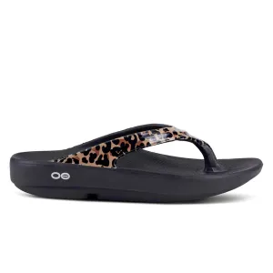 Oofos Oolala Ltd Flip Flop | Leopard