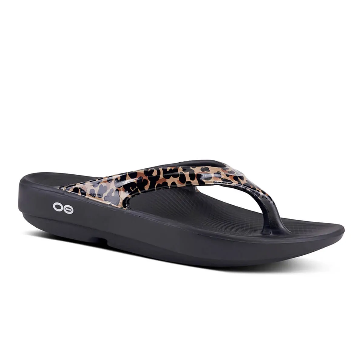 Oofos Oolala Ltd Flip Flop | Leopard