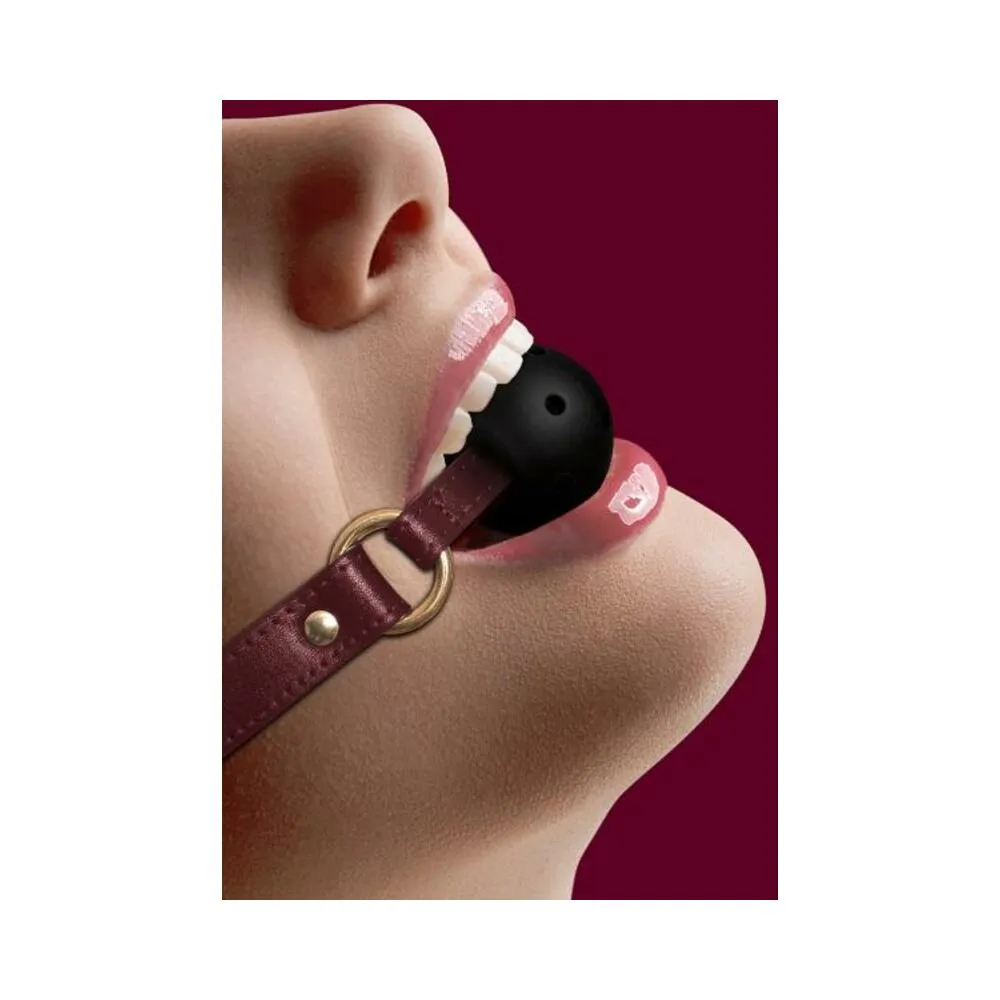 Ouch Halo Breathable Ball Gag Burgundy