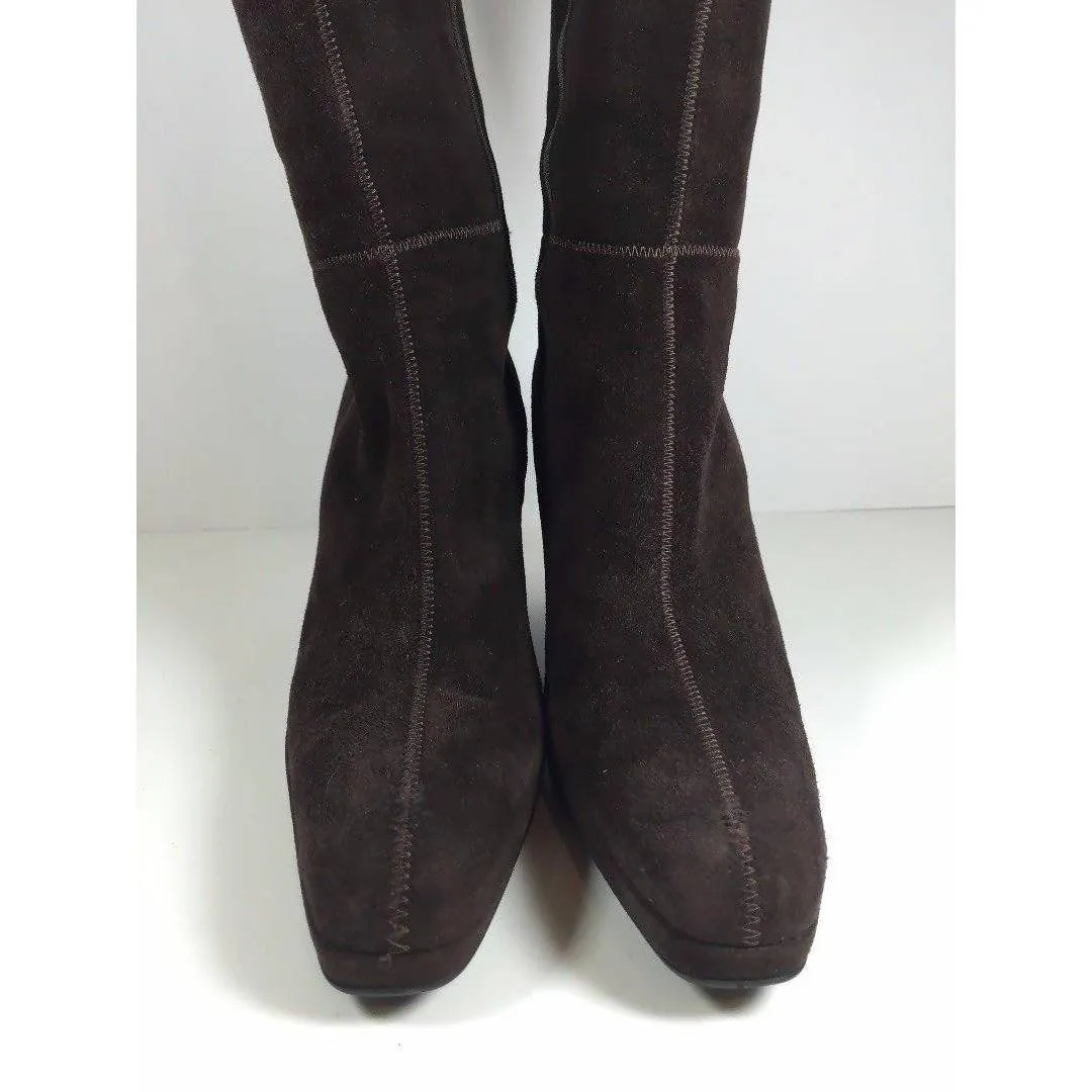 PRADA Brown Suede Sport Boots | US 7 1/2 - EU 38