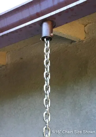 Rain Chain  5/16 Inch Link- Stainless Steel