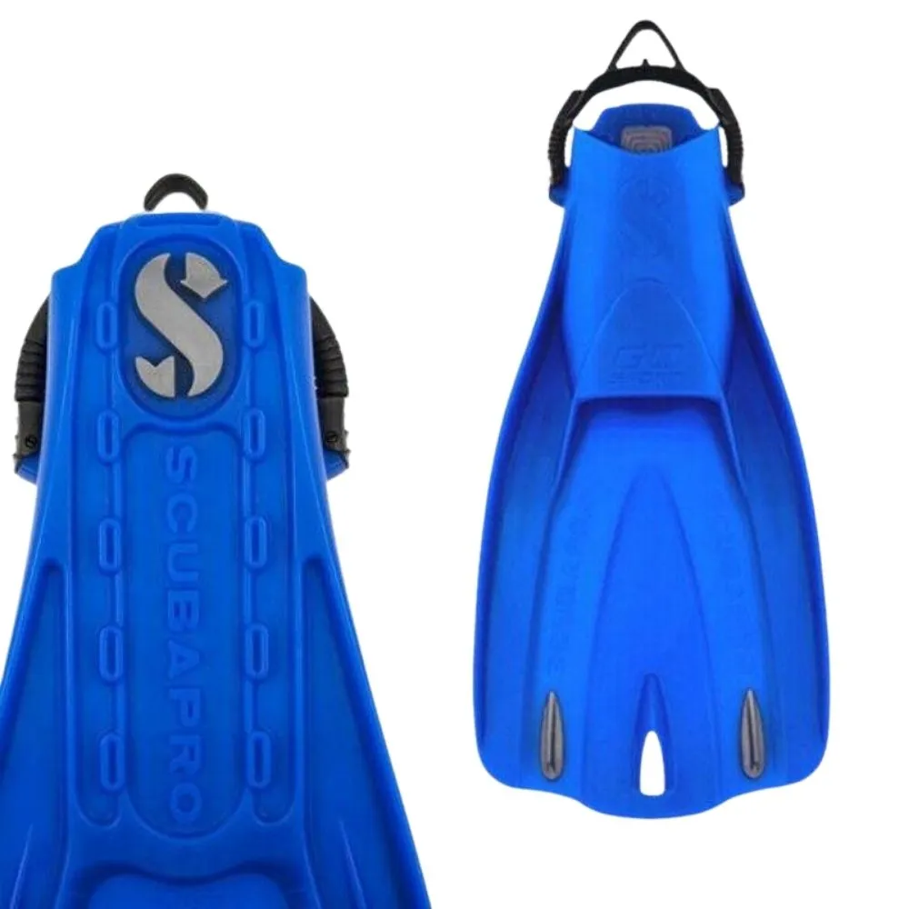 Scubapro Go Sport Fins (Blue) / Scubapro Delta 5mm Zip Boots